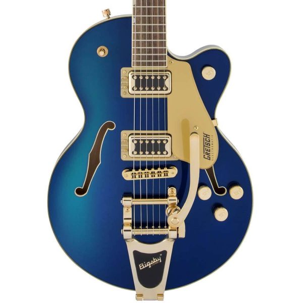 Gretsch G5655TG Electromatic Center Block Jr. Single-Cut with Bigsby Azure Metallic Fashion