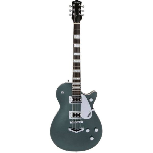 Gretsch G5220 Electromatic Jet BT Single-Cut with V-Stoptail Jade Grey Metallic For Sale