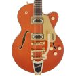 Gretsch G5655TG Electromatic Center Block Jr. Single-Cut with Bigsby Orange Stain For Discount