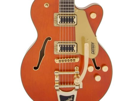 Gretsch G5655TG Electromatic Center Block Jr. Single-Cut with Bigsby Orange Stain For Discount