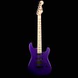 Charvel USA Select San Dimas Style 1 HSS HT Satin Plum Maple Fretboard Supply