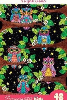 Pomegranate: Angelea Van Dam Night Owls Floor Puzzle [2017] Online Sale