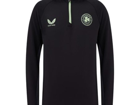 Castore FAI Ireland Football 2024 25 Kids Training Half-Zip Top Online Hot Sale