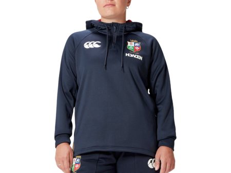 Canterbury British & Irish Lions Rugby 2024 25 Womens Half-Zip Hoodie Discount