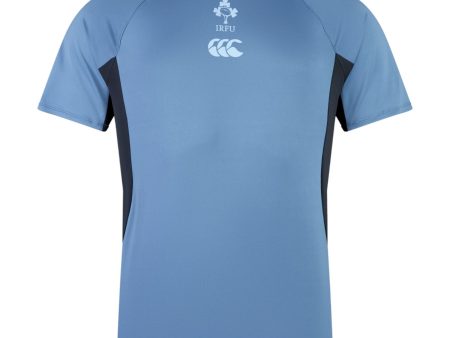 Canterbury IRFU Rugby Ireland 2024 25 Short Sleeved Mens Light Training T-Shirt Supply