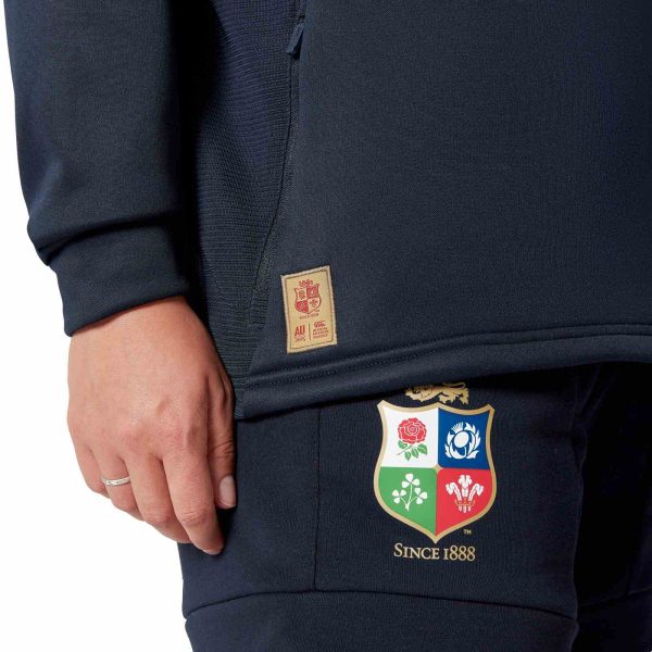 Canterbury British & Irish Lions Rugby 2024 25 Womens Half-Zip Hoodie Discount