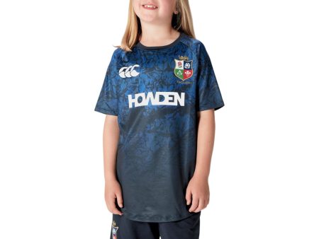 Canterbury British & Irish Lions Rugby 2024 25 Superlight Kids Short Sleeved Training T-shirt For Cheap