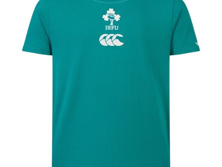 Canterbury IRFU Rugby Ireland 2024 25 Kids Short Sleeved T-Shirt For Cheap