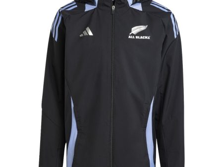 adidas All Blacks All Weather Zip-Up Hooded Jacket Fashion