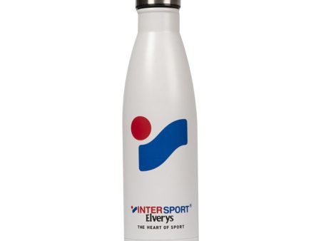 Intersport Elverys Steel Water Bottle, White Online Hot Sale