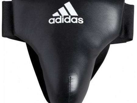 adidas Men’s PU Groin Guard Black White Cheap