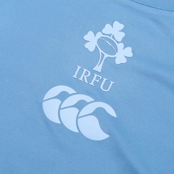 Canterbury IRFU Rugby Ireland 2024 25 Kids Short Sleeved Superlight Training T-Shirt For Discount