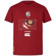 Canterbury BIL Little Lions Tee Inf Red Supply