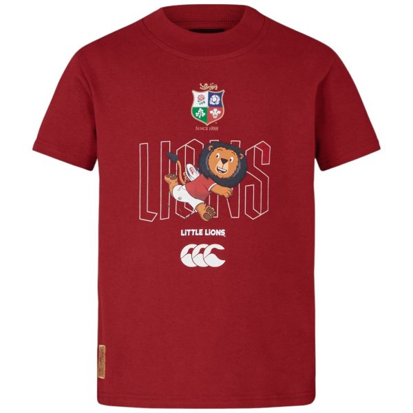 Canterbury BIL Little Lions Tee Inf Red Supply