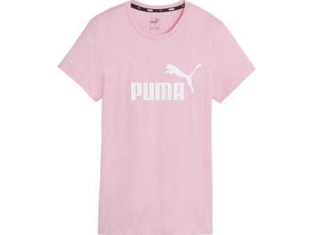 Puma Essentials Logo Womens Short Sleeved T-Shirt For Discount