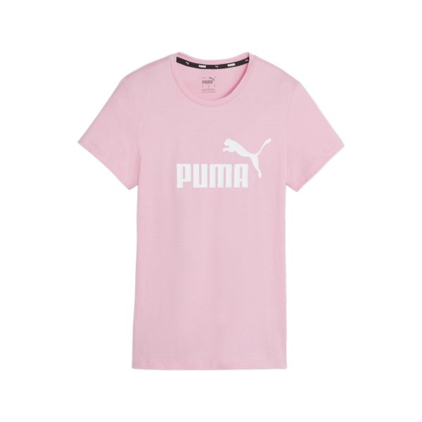 Puma Essentials Logo Womens Short Sleeved T-Shirt For Discount