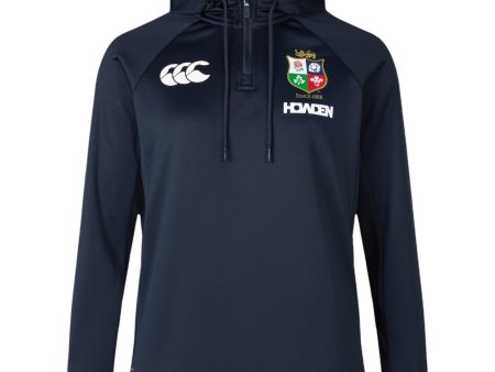 Canterbury British & Irish Lions Rugby 2024 25 Kids Half-Zip Training Hoodie Fashion