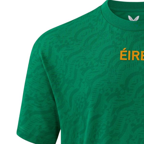 Castore FAI Ireland Football World Cup 1994 Mens Short Sleeved T-Shirt Online Sale