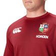 Canterbury British & Irish Lions Rugby 2024 25 Everest Mens Short Sleeved T-Shirt Online now