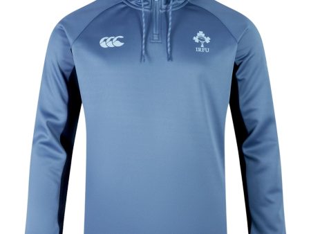 Canterbury IRFU Rugby Ireland 2024 25 Mens Quarter Zip Training Hoody on Sale