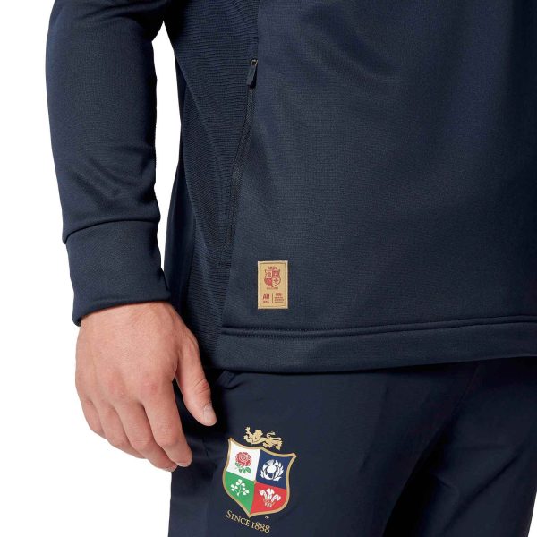 Canterbury British & Irish Lions Rugby 2024 25 Mens Half-Zip Hoodie For Sale