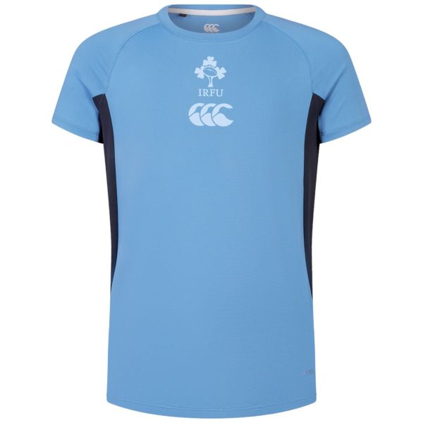 Canterbury IRFU Rugby Ireland 2024 25 Kids Short Sleeved Superlight Training T-Shirt For Discount