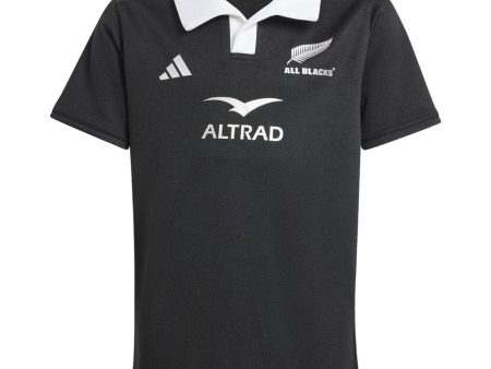 adidas All Blacks Kids Short Sleeved Home Jersey on Sale