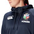 Canterbury British & Irish Lions Rugby 2024 25 Womens Half-Zip Hoodie Discount