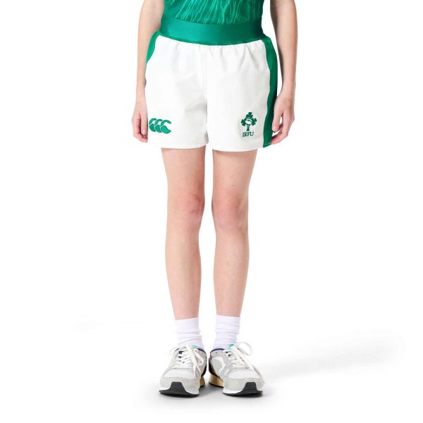 Canterbury IRFU Rugby Ireland 2024 25 Kids Home Short Online Hot Sale