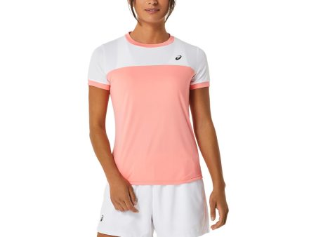 Asics Court Womens Short Sleeve T-Shirt Online Hot Sale