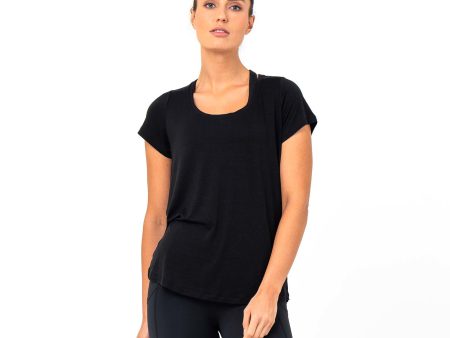 Bodylogic Trust Scoop Neck T-Shirt Hot on Sale