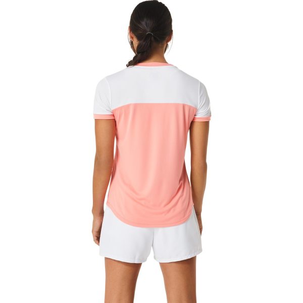 Asics Court Womens Short Sleeve T-Shirt Online Hot Sale