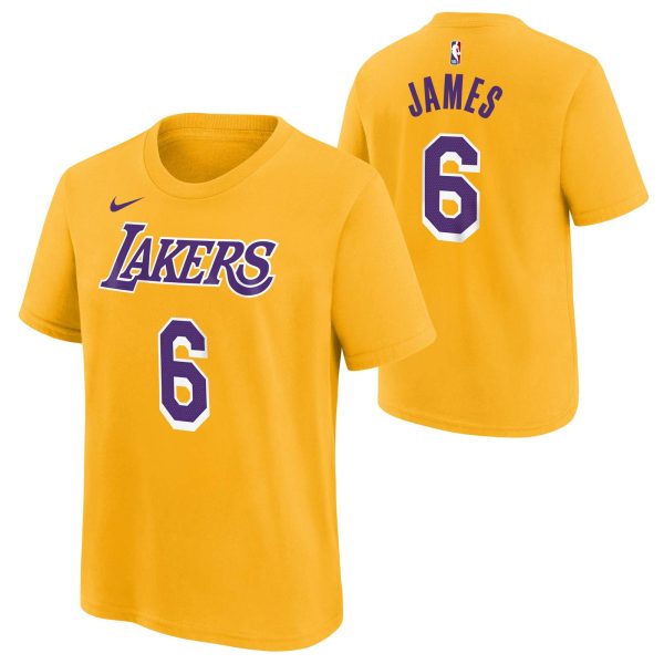 Jordan Lakers LeBron Icon Kids T-Shirt Discount