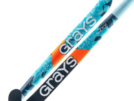 Grays Aftershock Ultrabow Junior Hockey Stick Navy Sky For Sale