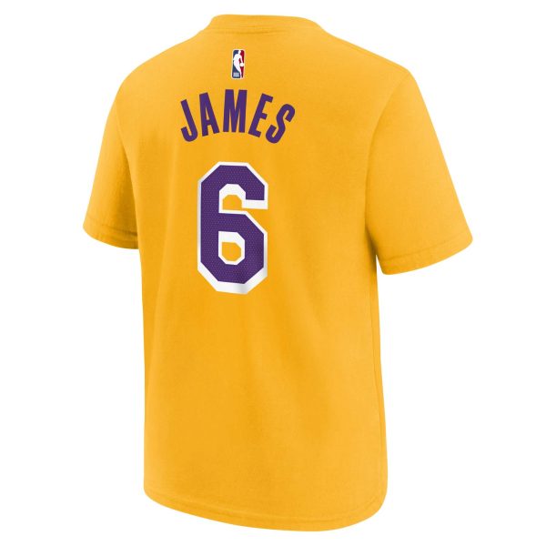 Jordan Lakers LeBron Icon Kids T-Shirt Discount