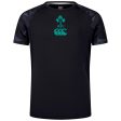 Canterbury IRFU Rugby Ireland 2024 25 Superlight Kids Short Sleeve Training T-Shirt Cheap