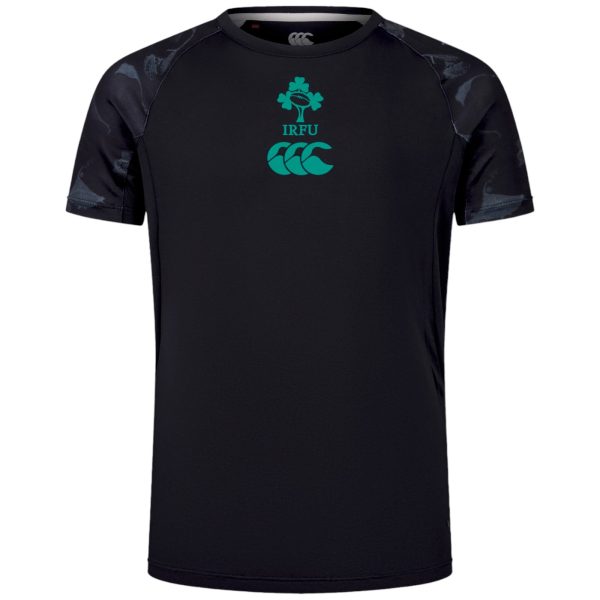 Canterbury IRFU Rugby Ireland 2024 25 Superlight Kids Short Sleeve Training T-Shirt Cheap