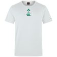 Canterbury IRFU Rugby Ireland 2024 25 Short Sleeved Team T-Shirt Online Hot Sale