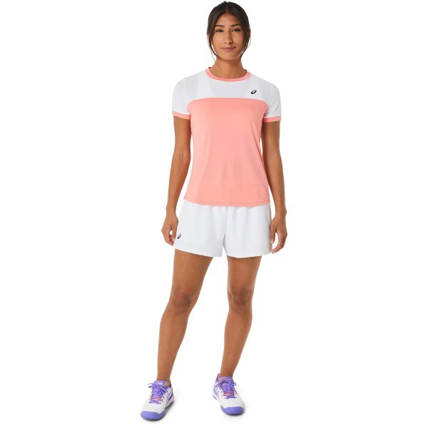 Asics Court Womens Short Sleeve T-Shirt Online Hot Sale