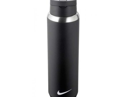 Nike SS Recharge Straw Bottle 24oz Black For Cheap