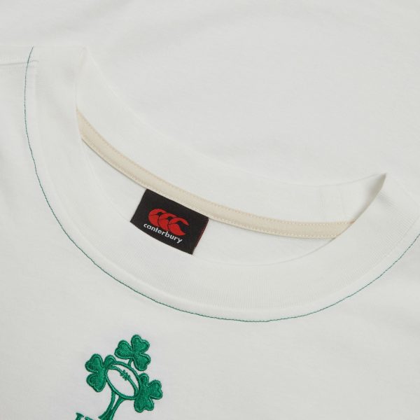 Canterbury IRFU Rugby Ireland 2024 25 Short Sleeved Team T-Shirt Online Hot Sale