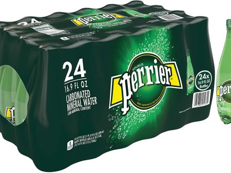 Perrier Sparkling Natural Mineral Water 24x500ml Discount