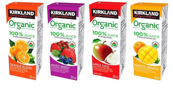 Kirkland Signature Organic Juice Boxes, 40 x 200ml Online Sale