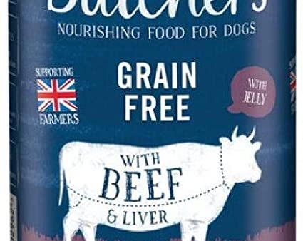 Butchers Beef And Liver Chunks In Jelly Complete Wet Dog Food, Pack of 12 x 400gm Cheap