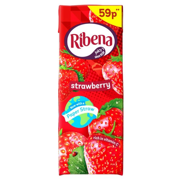 Ribena Strawberry 250ml x Pack of 24 Online Hot Sale