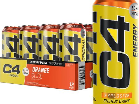 C4 Performance Energy Drinks Orange Slice 12X500ml on Sale