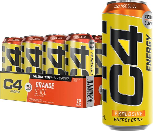 C4 Performance Energy Drinks Orange Slice 12X500ml on Sale