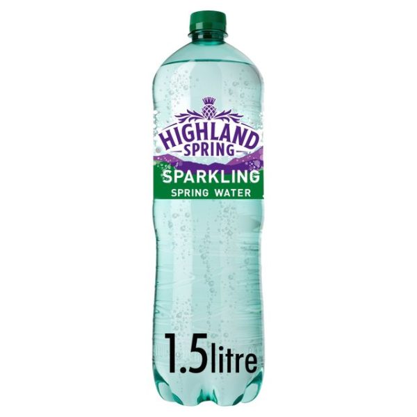 Highland Spring Sparkling Water, Pack of 1.5ltr Hot on Sale