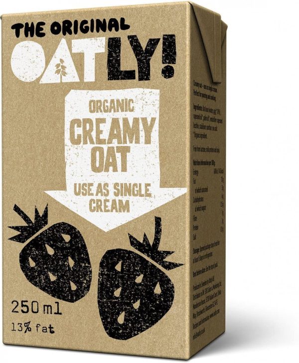 Oatly Creamy Oat Organic 250ml  (Pack of 18) For Cheap