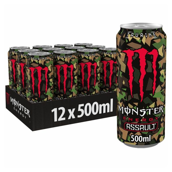 Monster Assault Energy Drink 500ml Pack Online Hot Sale